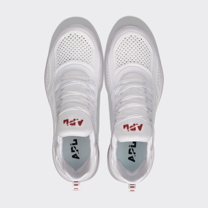 Men's TechLoom Tracer White / Bordeaux view 5