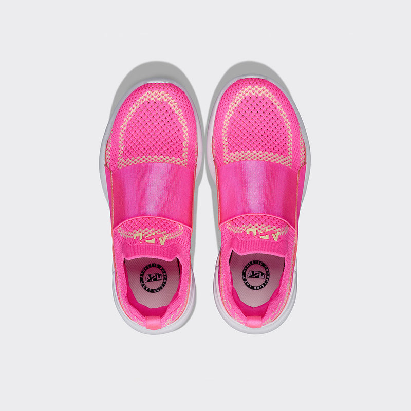 Youth's TechLoom Bliss Fusion Pink / Vanilla / White view 5