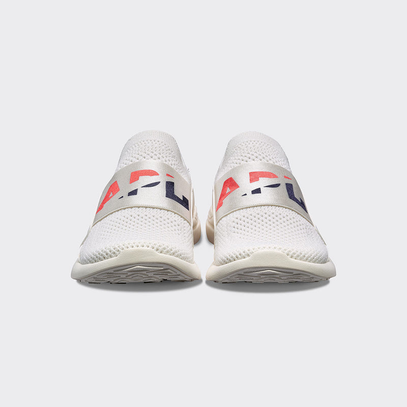 Youth's TechLoom Bliss Ivory / Red / Navy view 4