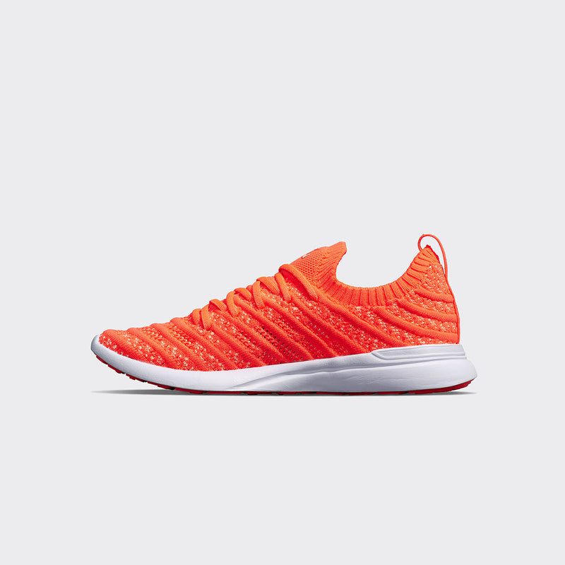 Youth's TechLoom Wave Impulse Red / Faded Peach / White view 2