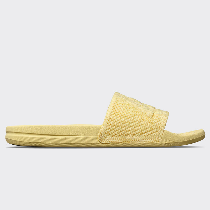 Women's Big Logo TechLoom Slide Buttercream / Speckle view 2