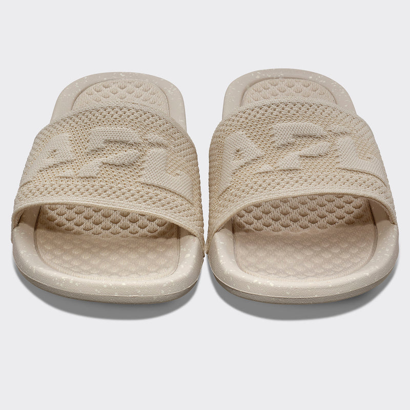 Men's Big Logo TechLoom Slide Greige / Ivory / Speckle view 5
