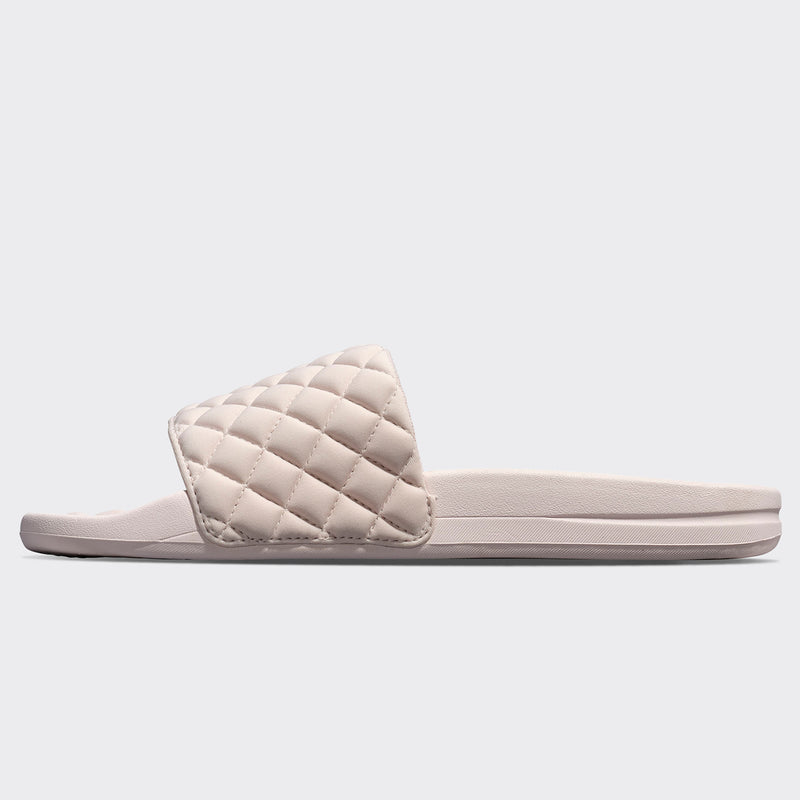Women's Lusso Pool Slide Chalk view 3