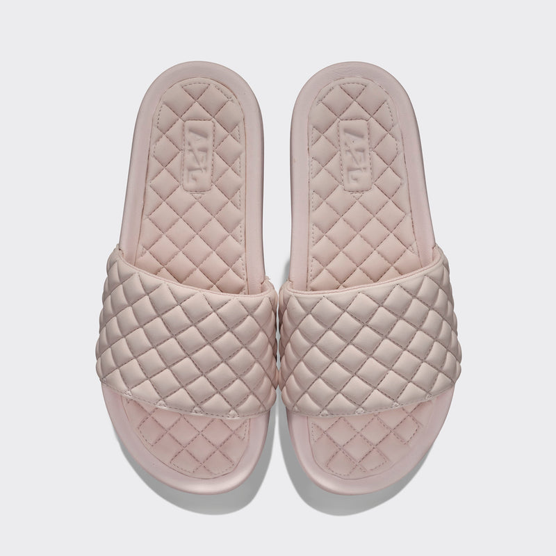 Women's Lusso Pool Slide Chalk view 1