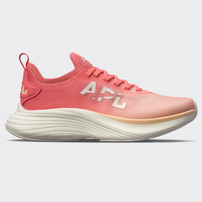 Women's APL Podium Faded Peach / Fire Coral / Ombre view 1