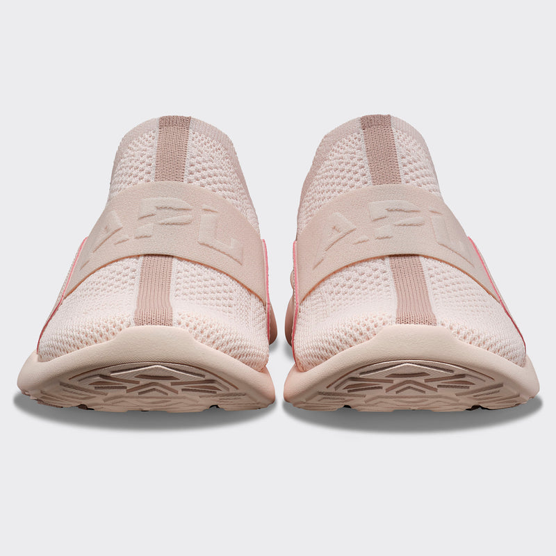 Women's TechLoom Bliss Creme / Parisian Dusk / Racer view 4