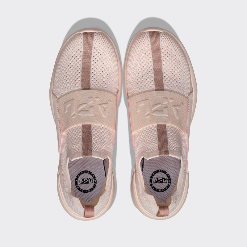Women's TechLoom Bliss Creme / Parisian Dusk / Racer view 5