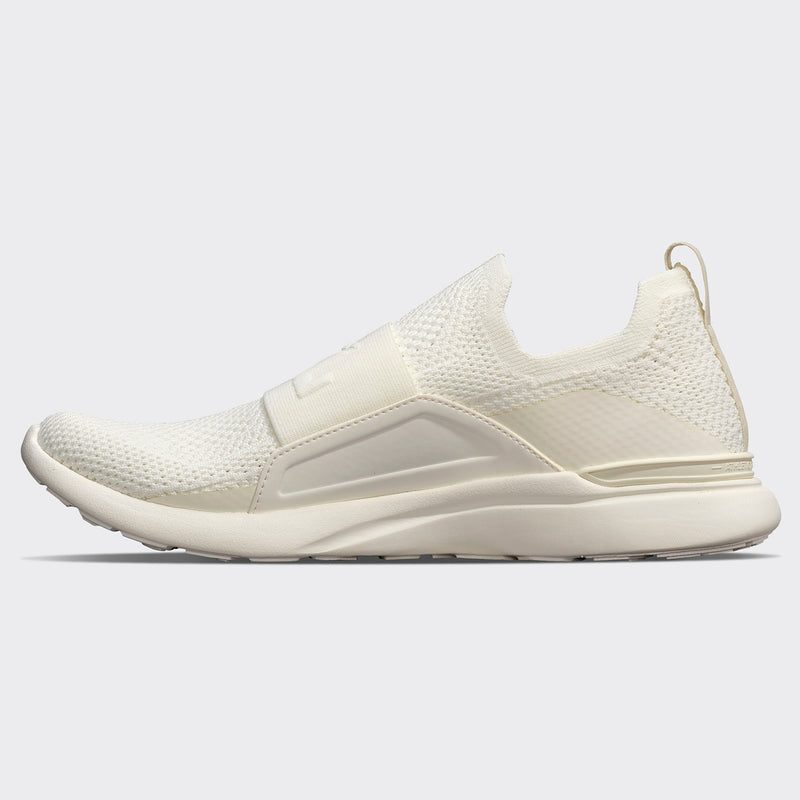 Women's TechLoom Bliss Ivory / Greige / Racer view 2