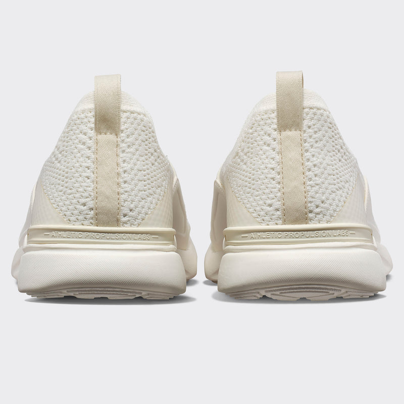 Women's TechLoom Bliss Ivory / Greige / Racer view 3