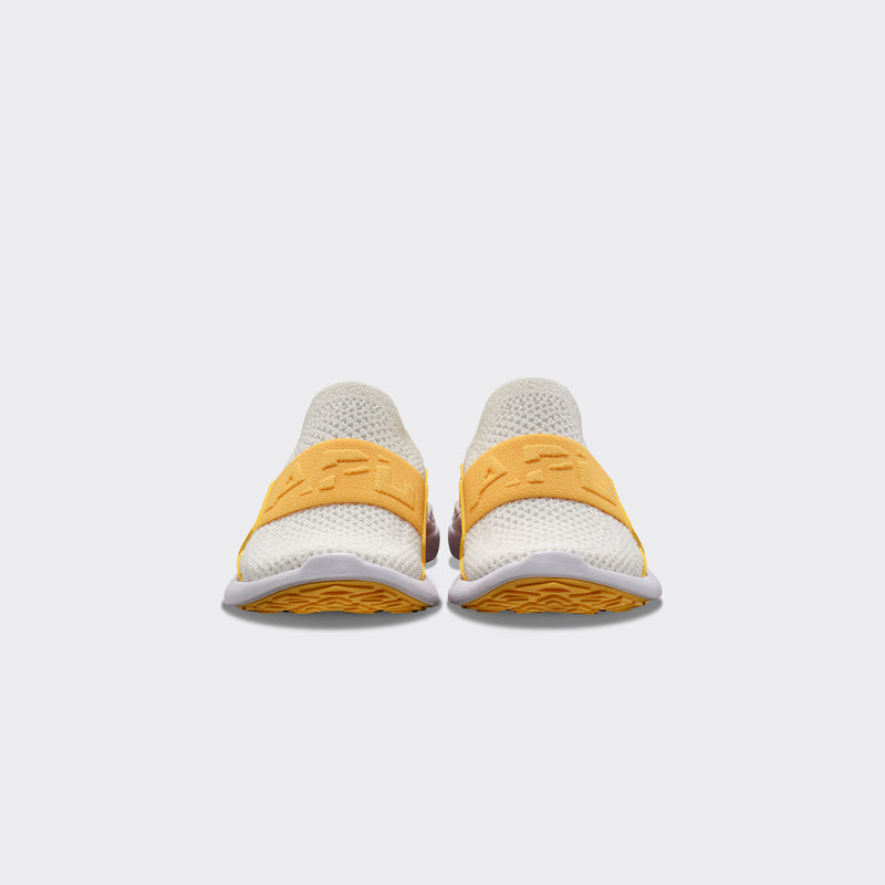 Kid's TechLoom Bliss White / Marigold / UV view 4