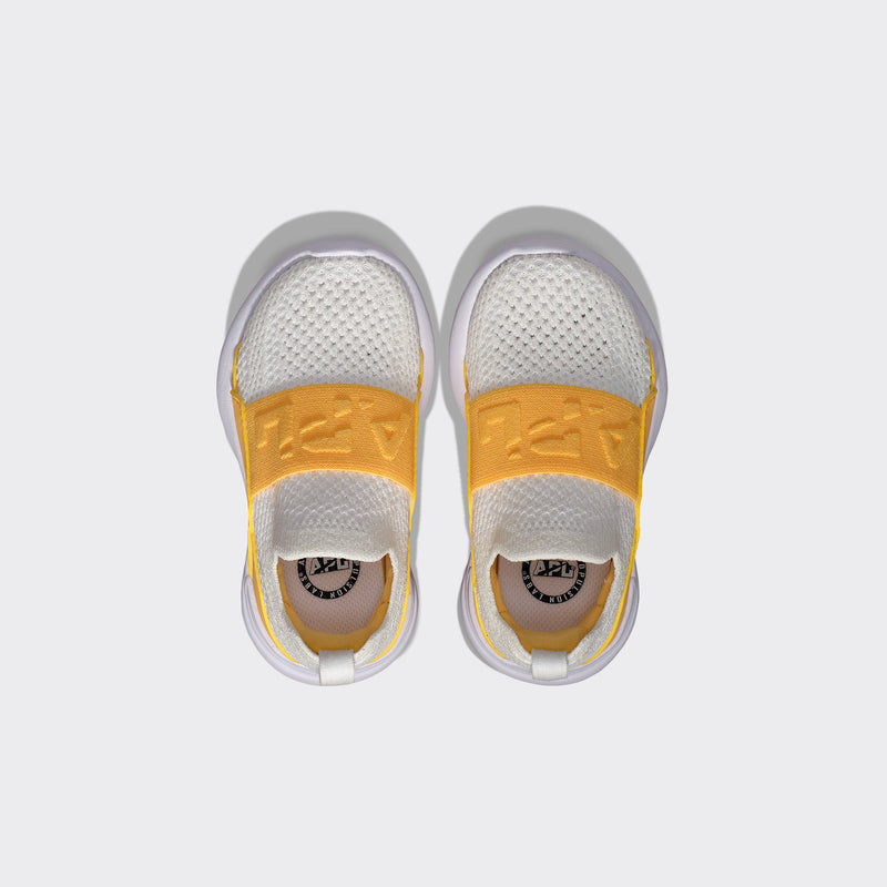 Kid's TechLoom Bliss White / Marigold / UV view 5