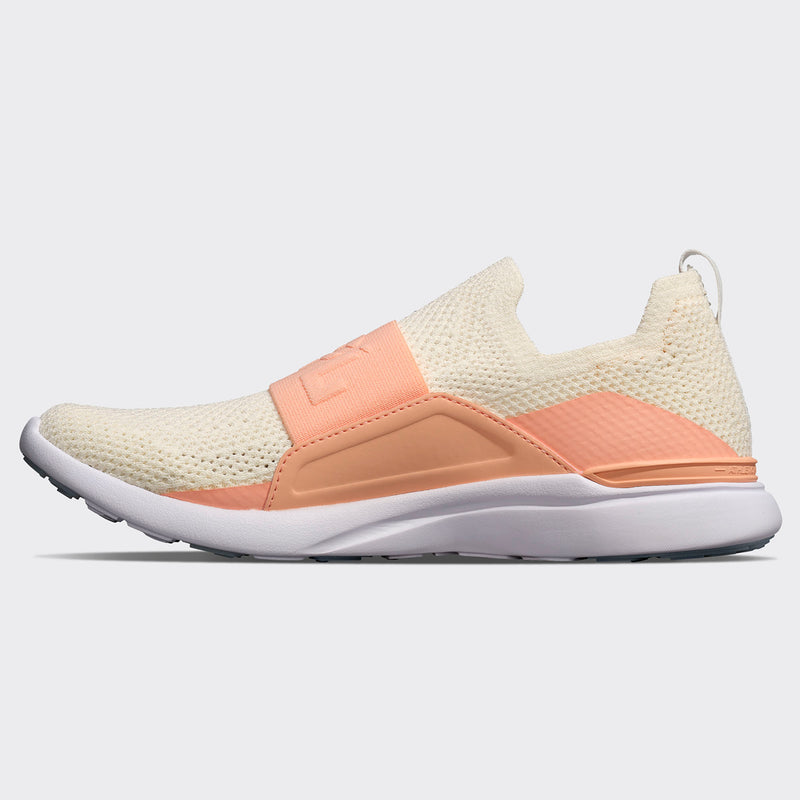 Women's TechLoom Bliss White / Osiana Rose / UV view 2