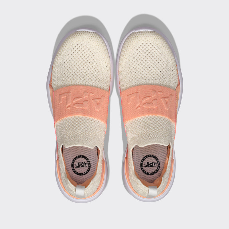 Women's TechLoom Bliss White / Osiana Rose / UV view 5