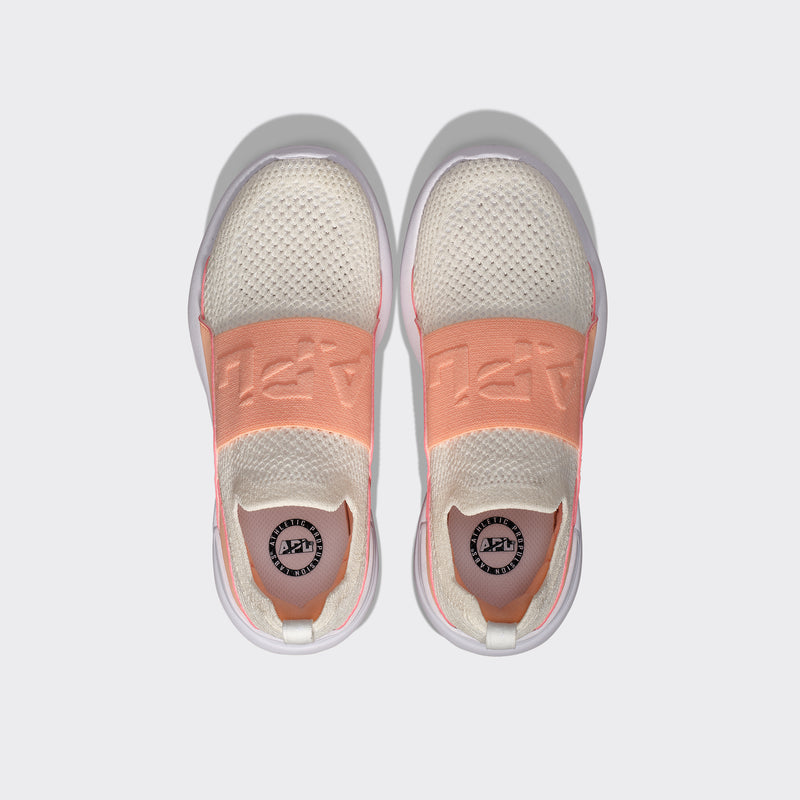 Youth's TechLoom Bliss White / Osiana Rose / UV view 5