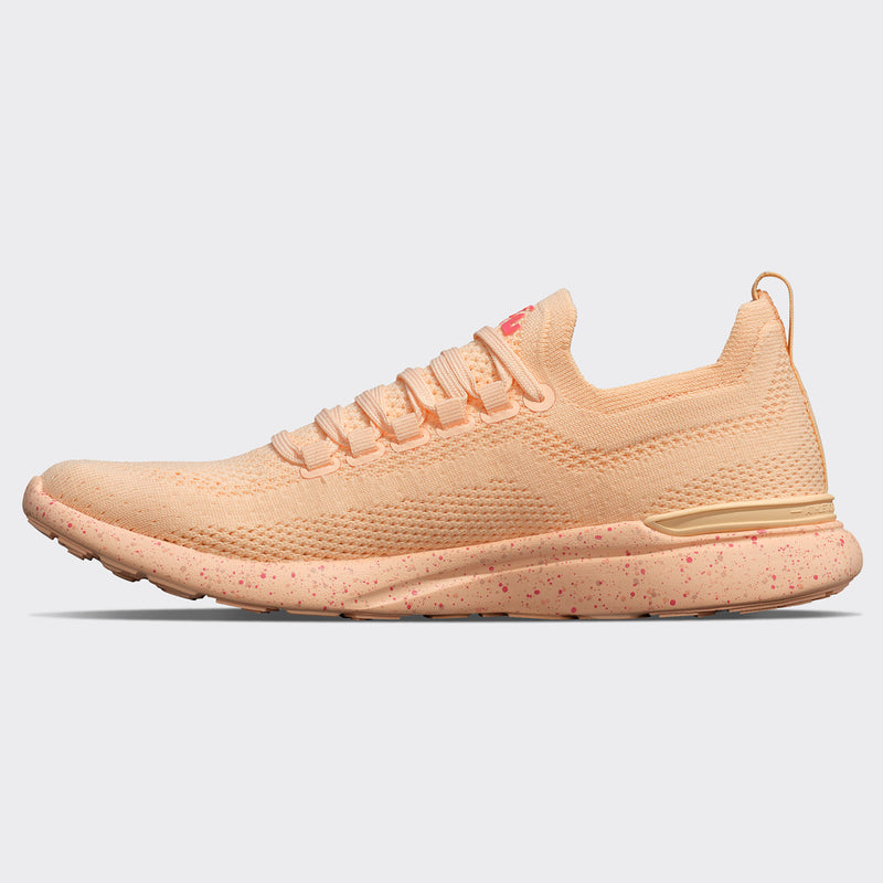 Women's TechLoom Breeze Faded Peach / Fire Coral / Speckle view 2