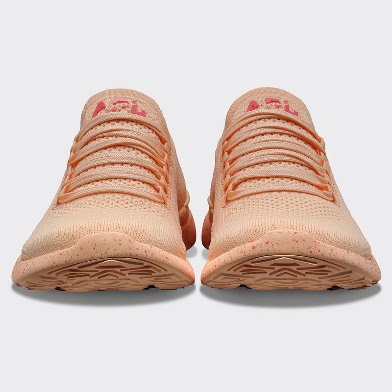 Women's TechLoom Breeze Faded Peach / Fire Coral / Speckle view 4