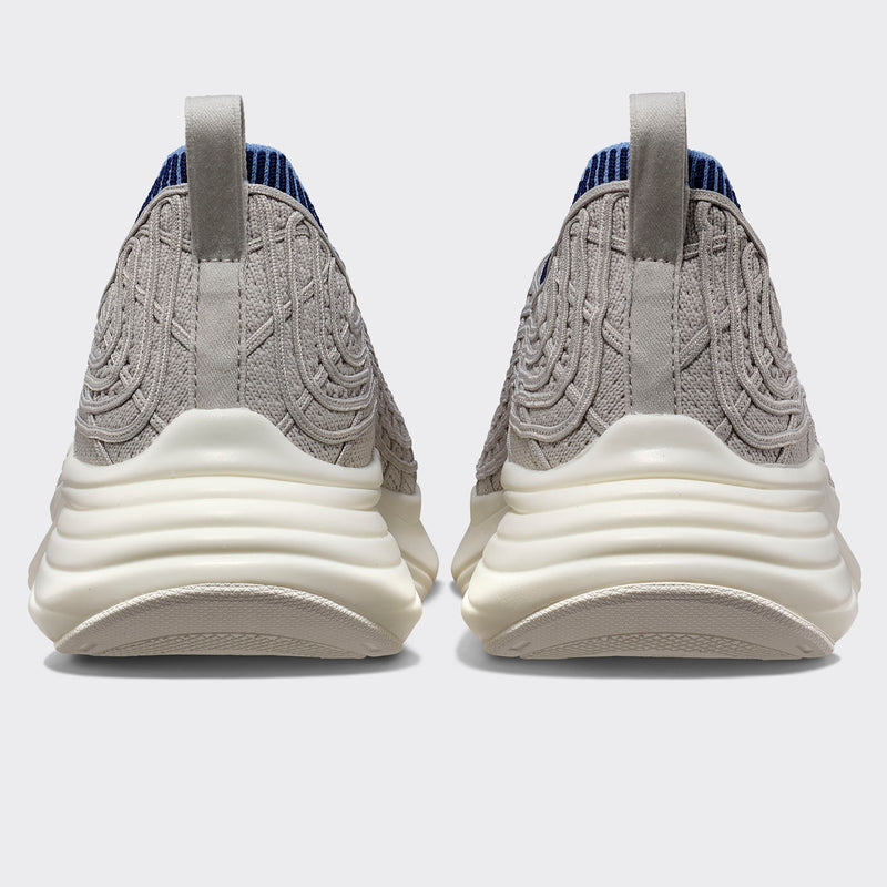 Men's TechLoom Zipline Harbor Grey / Royal Navy / Ribbed view 3