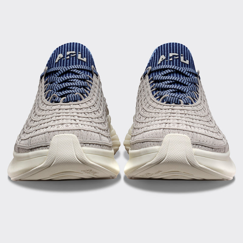 Men's TechLoom Zipline Harbor Grey / Royal Navy / Ribbed view 4