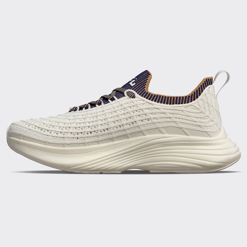 Women's TechLoom Zipline Ivory / Royal Navy / Tan view 2
