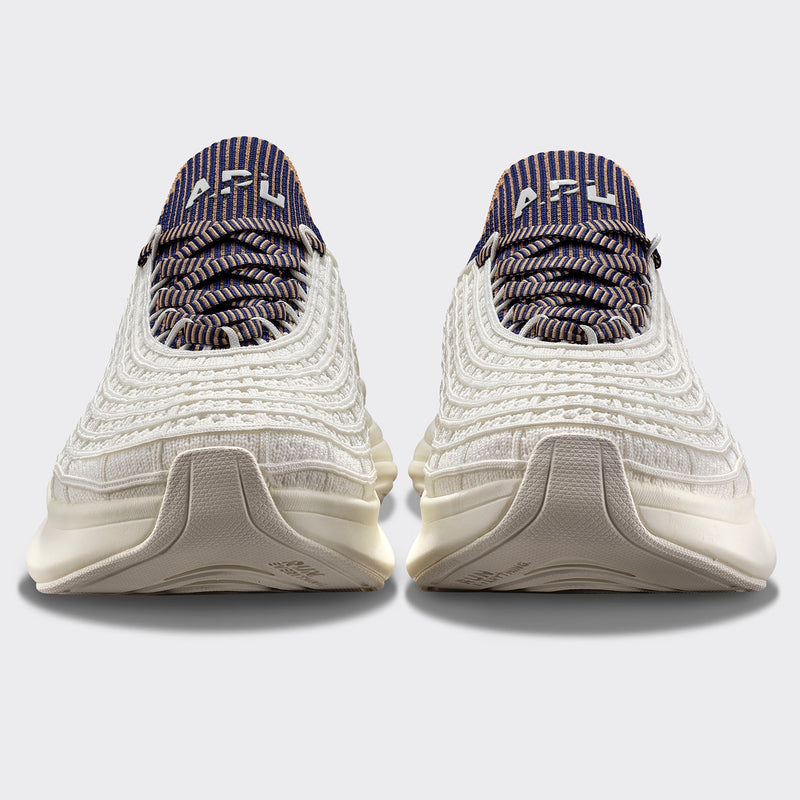 Men's TechLoom Zipline Ivory / Royal Navy / Tan view 4