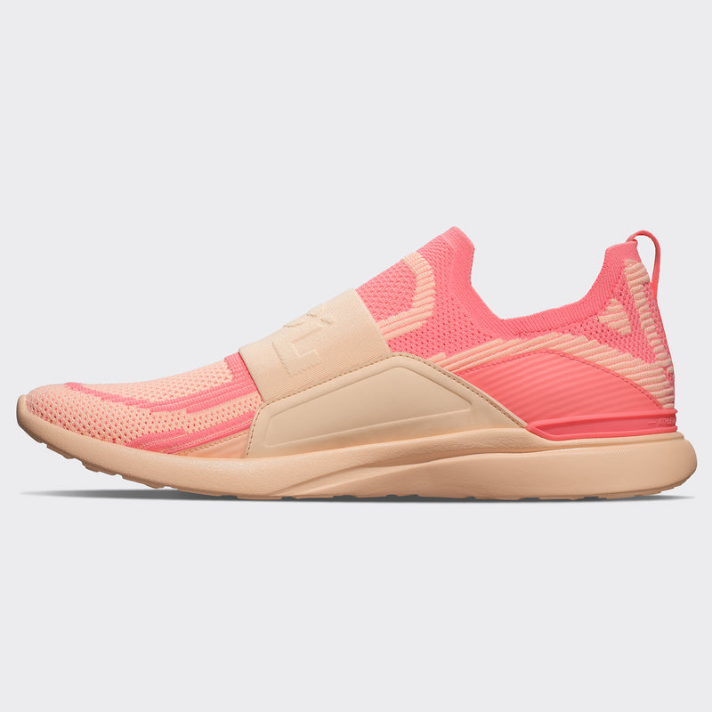 Women's TechLoom Bliss Faded Peach / Osiana Rose / Watermelon view 2