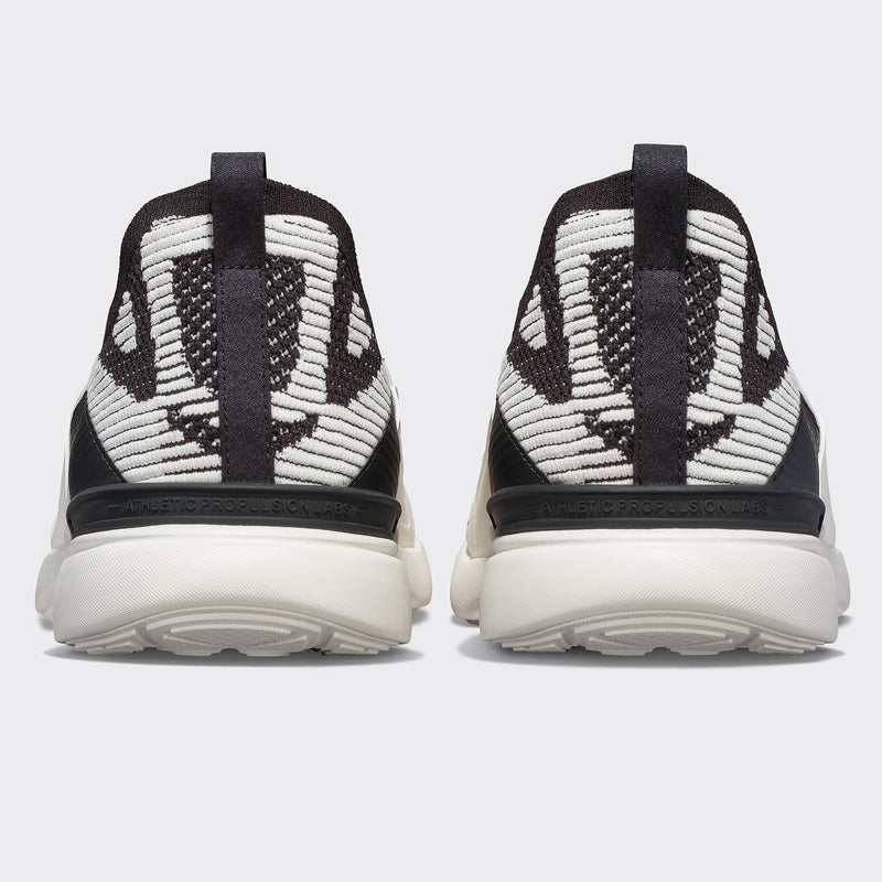 Men's TechLoom Bliss Ivory / Black / Ribbed view 3