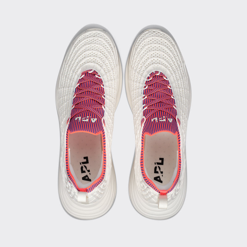 Women's TechLoom Zipline Ivory / Blue Haze / Impulse Red view 5