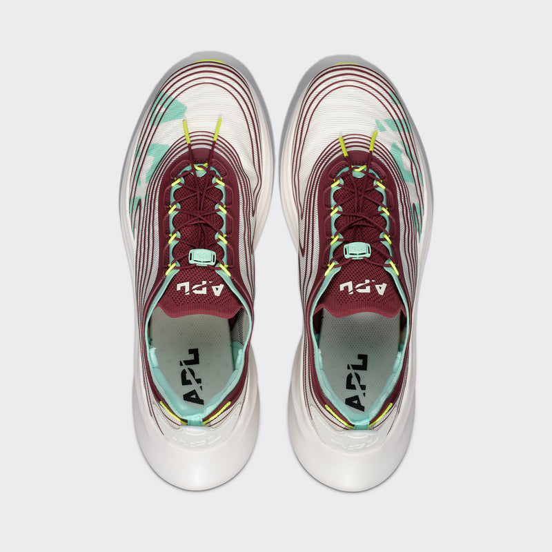 Women's APL Veil Ivory / Burgundy / Mint view 5