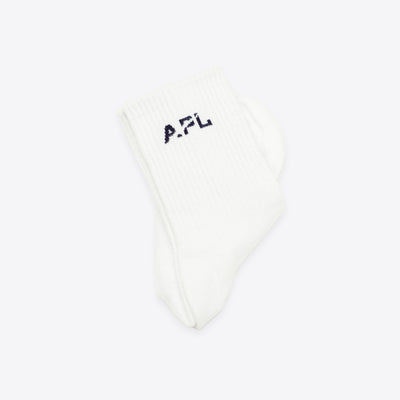 APL Lux Logo Socks White / Navy