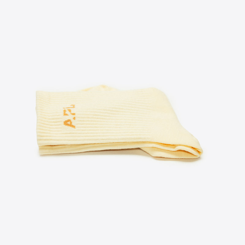 APL Lux Logo Socks Vanilla / Tan view 2