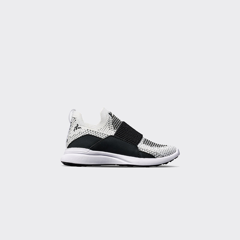 Kid's TechLoom Bliss White / Black / Black / Ribbed view 1