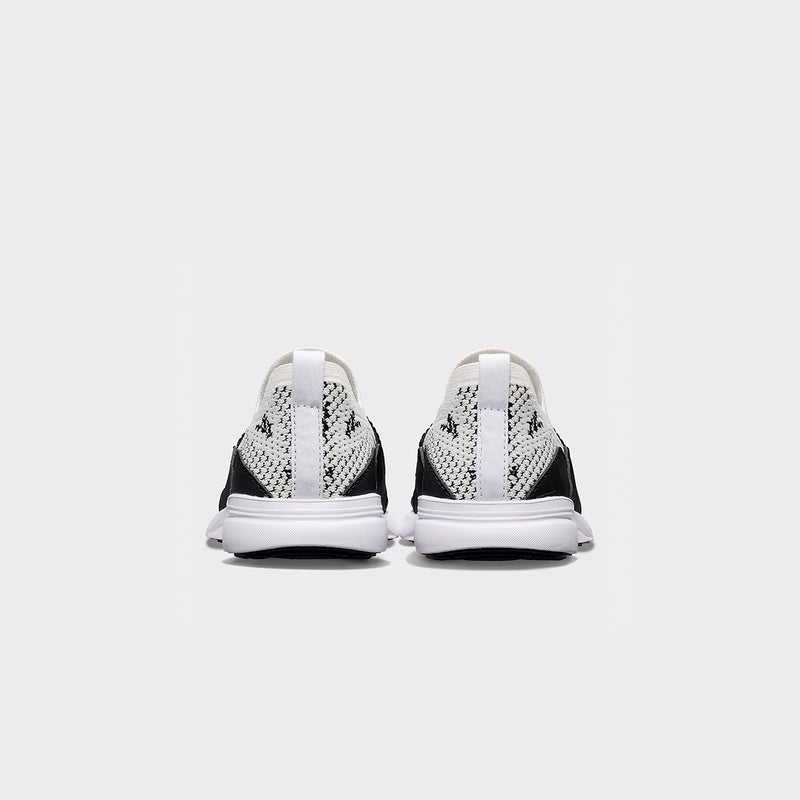 Kid's TechLoom Bliss White / Black / Black / Ribbed view 3