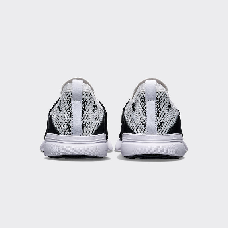 Youth's TechLoom Bliss White / Black / Black / Ribbed view 3