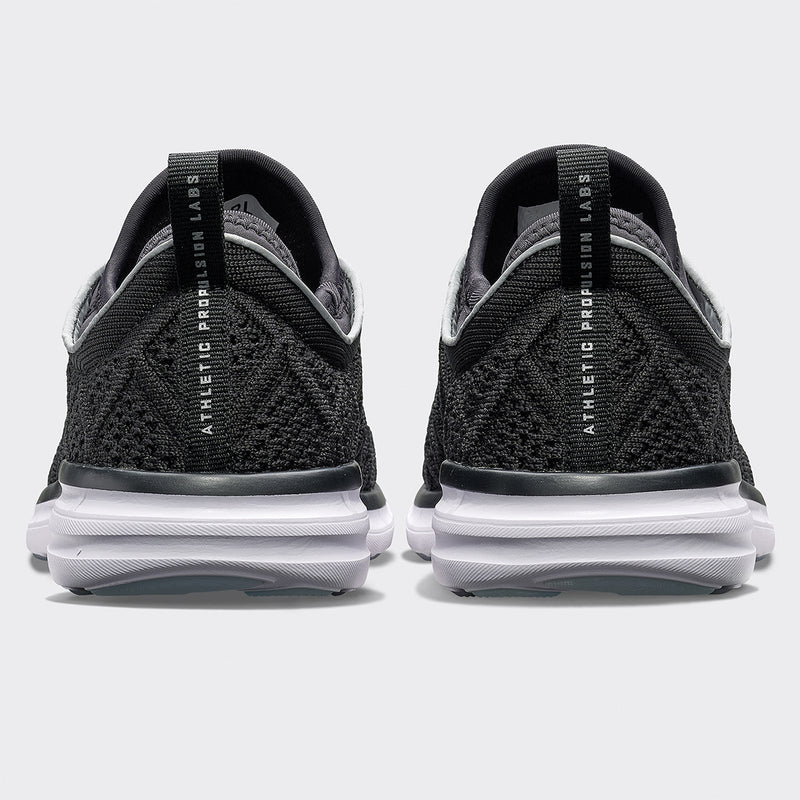 Men's TechLoom Phantom Black / Reflective / White view 3