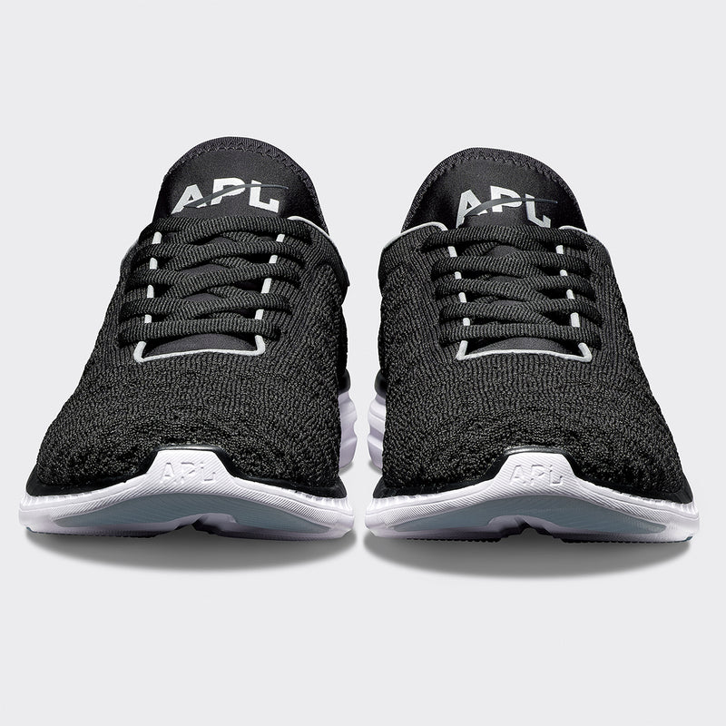 Men's TechLoom Phantom Black / Reflective / White view 4