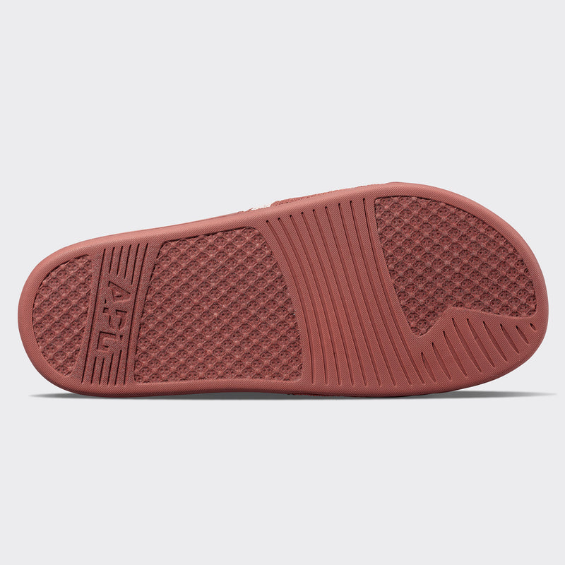 Women's Big Logo TechLoom Slide Bordeaux / Chalk view 6