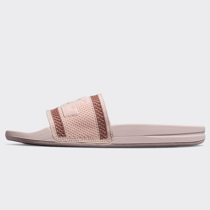 Women's Big Logo TechLoom Slide Chalk / Beachwood view 3