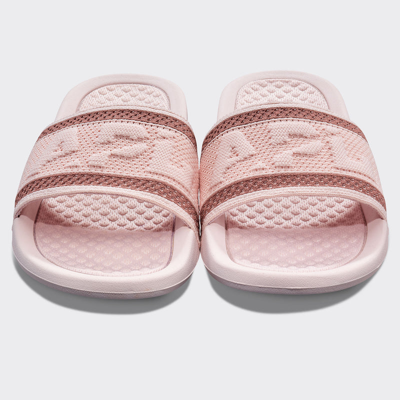 Women's Big Logo TechLoom Slide Chalk / Beachwood view 5