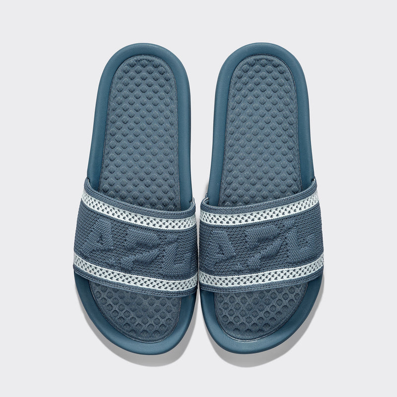 Men's Big Logo TechLoom Slide Deep Petrol / Aqua Mist view 1