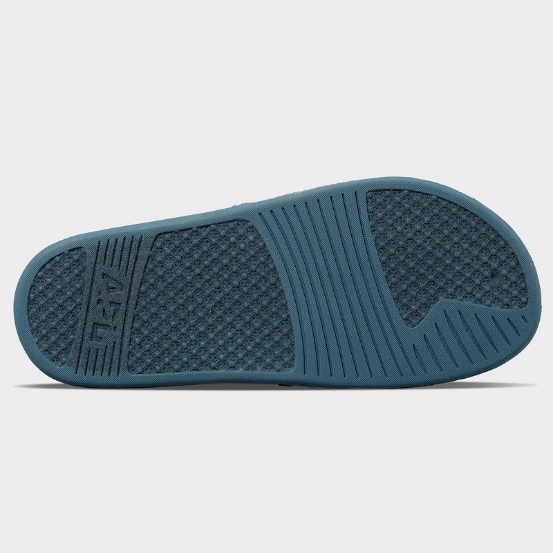 Women's Big Logo TechLoom Slide Deep Petrol / Aqua Mist view 6