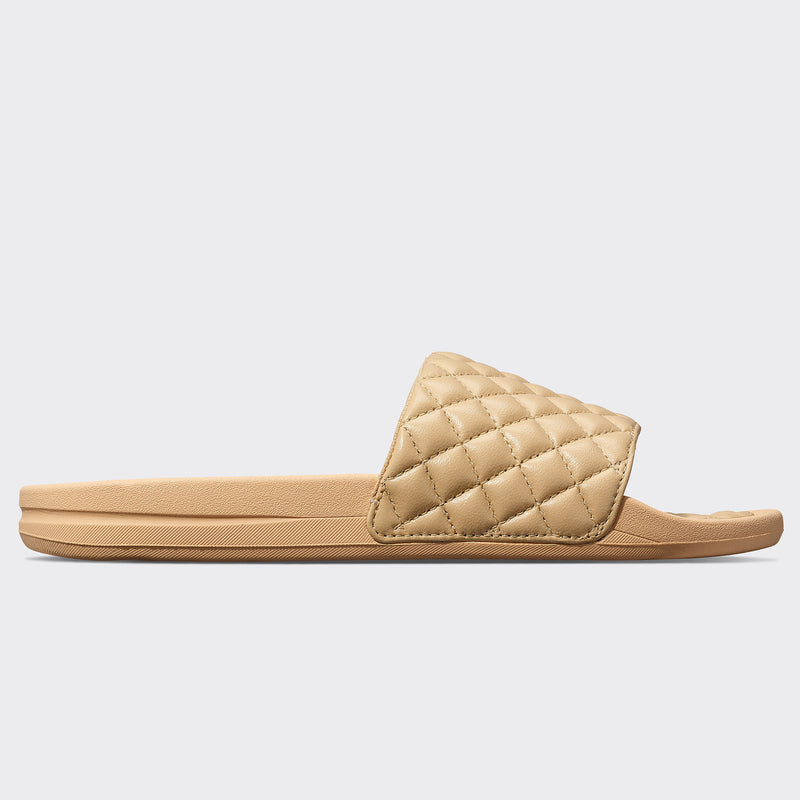 Women's Lusso Slide Camel view 2
