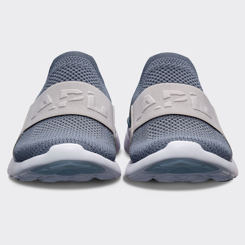 Men's TechLoom Bliss Slate / Harbor Grey / White view 4