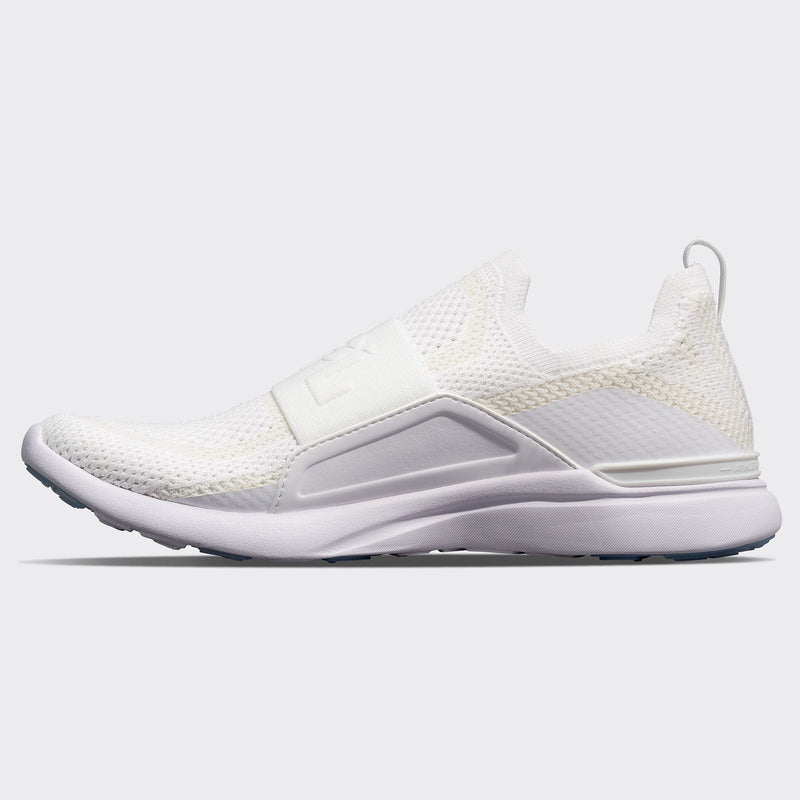 Men's TechLoom Bliss White / Titanium / UV view 2