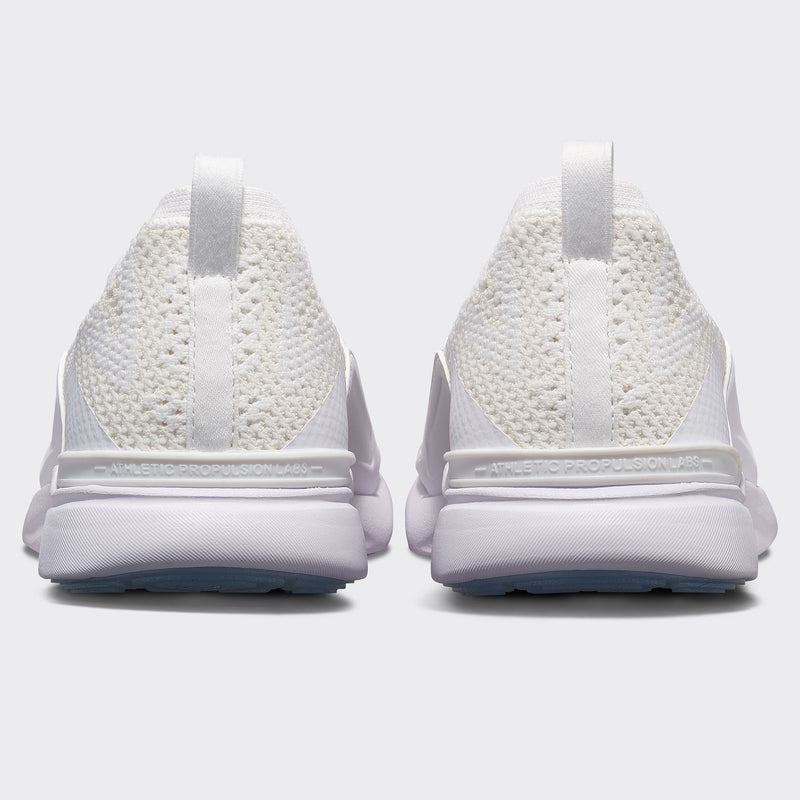 Men's TechLoom Bliss White / Titanium / UV view 3