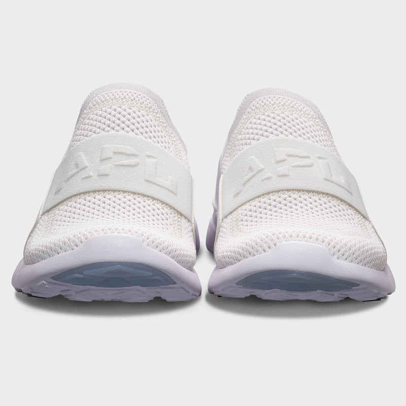 Men's TechLoom Bliss White / Titanium / UV view 4