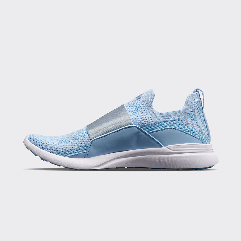 Youth's TechLoom Bliss Ice Blue / Lilac / UV view 3