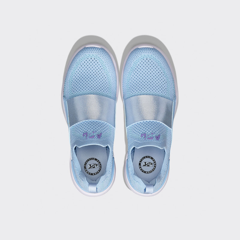 Youth's TechLoom Bliss Ice Blue / Lilac / UV view 5