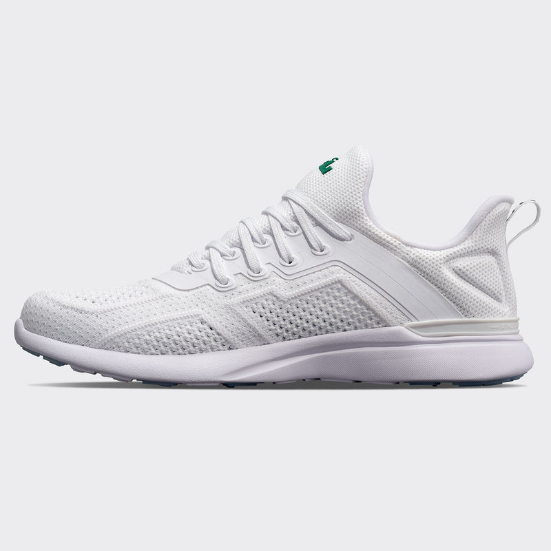 Women's TechLoom Tracer White / Court Green view 2