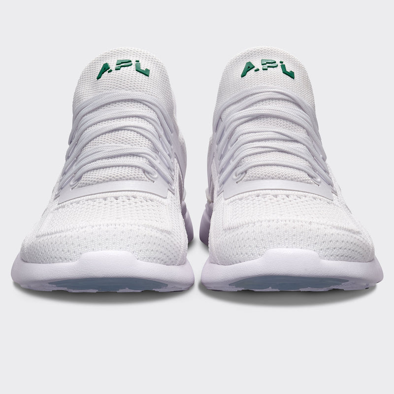 Women's TechLoom Tracer White / Court Green view 4