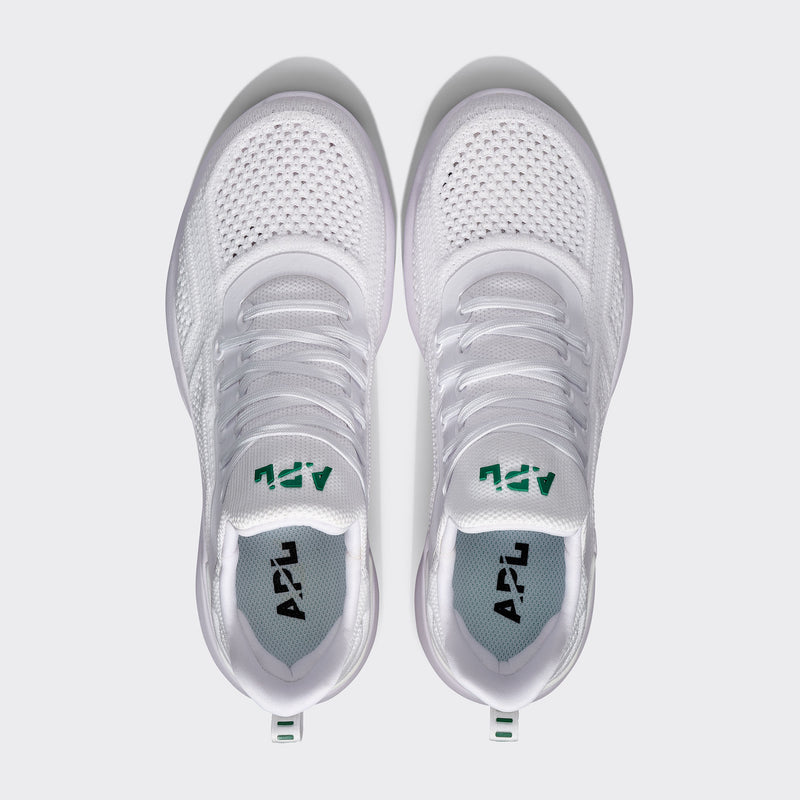 Men's TechLoom Tracer White / Court Green view 5